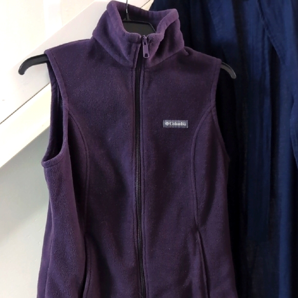 Columbia Jackets & Blazers - DONATED - Columbia Purple Fleece Vest, Women's S